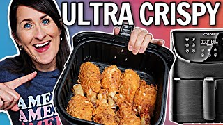 The CRISPIEST Air Fryer Fried Chicken Recipe  EASY Air Fryer Recipe  Buttermilk Fried Chicken [upl. by Trojan73]