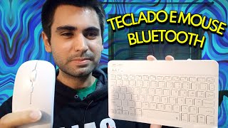 MOUSE E TECLADO BLUETOOTH PARA CELULAR TABLET E PC [upl. by Arlie]