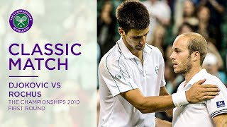 Novak Djokovic vs Olivier Rochus  Wimbledon 2010 first round  Full Match [upl. by Bouchier786]