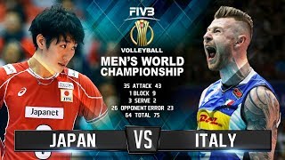 Italy vs Japan  Highlights  Mens World Championship 2018 [upl. by Brew]