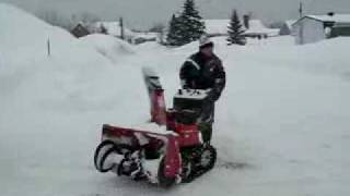 Honda HSM1336iC Hybrid Snowblower [upl. by Macfadyn416]