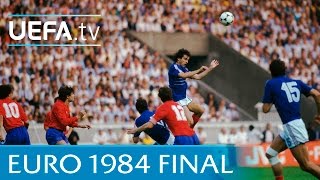 France v Spain 1984 UEFA European Championship final highlights [upl. by Leziar]