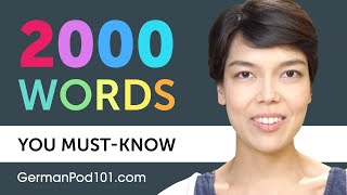 2000 Words Every German Beginner Must Know [upl. by Dillie]