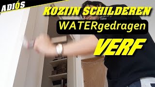 KOZIJN SCHILDEREN  Welke WATERGEDRAGEN VERF en KWAST  De 4080 Regel [upl. by Justis983]