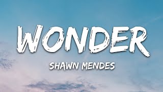 Shawn Mendes  Wonder Lyrics [upl. by Yregerg119]