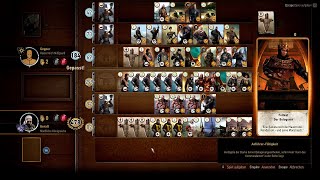 The Witcher 3 Gwent  High Score Northern Realms  590 points match  560 points round [upl. by Laughry520]