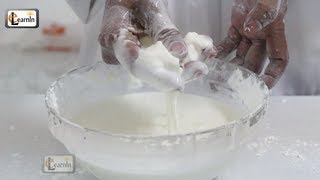 Cornstarch suspension with water  Science Experiments [upl. by Weismann]