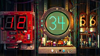 Digital Clock 3D Screensaver Trailer [upl. by Yevre]