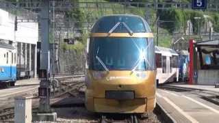 Golden Pass Panoramic Trains from Montreux to Zweisimmen [upl. by Iredale]