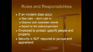 Responsibilities of a Security Officer [upl. by Hafeetal32]