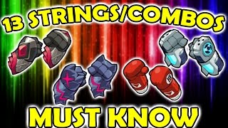 13 GAUNTLETS COMBOSSTRINGS YOU NEED TO KNOW  GAUNTLET RUSSIAN MAFIA  Brawlhalla [upl. by Nialb]