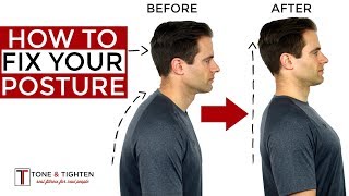 How To Correct Your Posture  5 Home Exercises To Fix Your Posture [upl. by Baugh620]