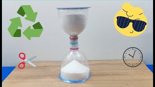 hacer un RELOJ DE SAL con botellas de plastico recicladas [upl. by Edieh31]