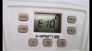 Gas Boiler Baxi Error E10 Pressure drop in the boiler  Troubleshooting E10 Baxi Errors [upl. by Blakely]