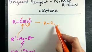 Grignard Reagent  Nitrile  Ketone Mechanism [upl. by Aniat]