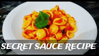 ORECCHIETTE AL POMODORO secret recipe of pasta marinara sauce [upl. by Delora]