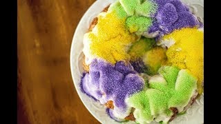 EASY KING CAKE RECIPE  PULL APART KING CAKE [upl. by Sybley]