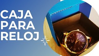 ¿COMO HACER UNA CAJA PARA RELOJ [upl. by Nylaf]