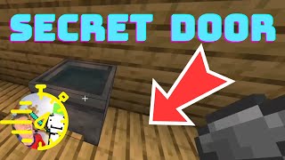 How to Make a SECRET Cauldron Door 2020  Tips Minecraft [upl. by Eisned296]