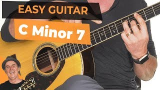 How to Play C Minor 7 on Guitar Cm7 easy [upl. by Alic]