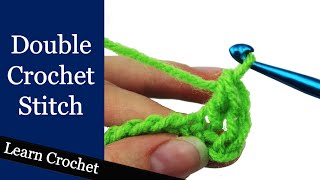 How to Double Crochet Stitch  Beginner Course Lesson 9 [upl. by Kantor759]