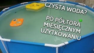 JAK MIEĆ CZYSTĄ WODE BASEN OGRODOWY PURE WATER IN POISON [upl. by Ettenay]