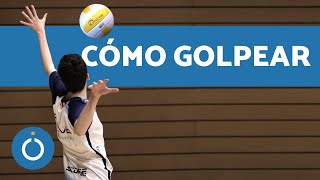 VOLEIBOL como PEGARLE AL BALON  Como ENTRENAR voleibol 🏐 [upl. by Kailey]