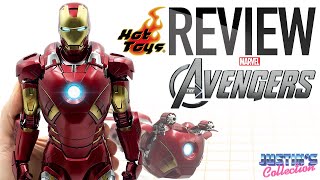 Hot Toys Iron Man MK7 Mark VII Diecast Avengers Review [upl. by Enelyak181]