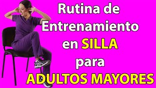 Rutina de Entrenamiento en SILLA para ADULTOS MAYORES [upl. by Hubsher]