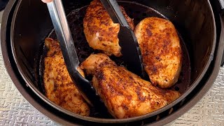 Air Fryer Chicken Breasts Recipe  How To Cook Boneless Skinless Chicken Breasts In The Air Fryer [upl. by Issirk]