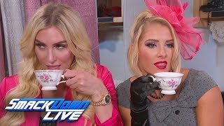 Charlotte Flair amp Lacey Evans spill the tea SmackDown LIVE May 28 2019 [upl. by Renruojos]