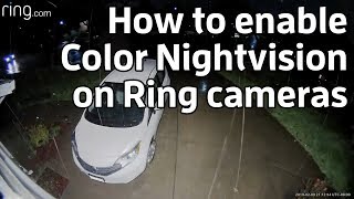 How to enable color nightvision on a Ring camera [upl. by Eras]