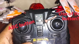 RC Helepcoter remote ABC button work  special buttonchatpattoytv [upl. by Attenauqa]