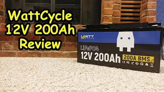 WattCycle 12V 200Ah Battery Review amp EcoScore [upl. by Alliuqaj]