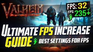 🔧VALHEIM Dramatically increase FPS  Performance with any setup Best Settings 🖱️🎮✔️ [upl. by Ladonna]