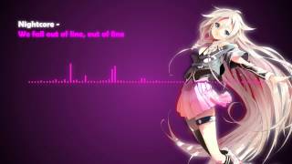 Nightcore  We fall out of line out of line [upl. by Rollet]