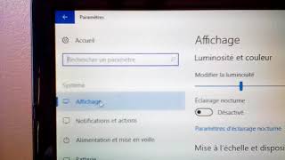 windows 10 Option eclairage nocturne  FR [upl. by Fidelas]