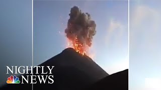 Guatemala Volcano Eruption At Least 62 Killed Many Missing  NBC Nightly News [upl. by Jeanna]