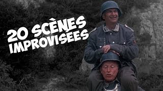 TOP 20 des scènes improvisées par Louis de Funès [upl. by Elnukeda]