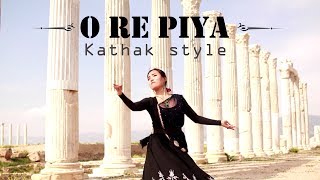 O Re Piya from Aaja Nachle kathak style indian dance [upl. by Barbara-Anne]