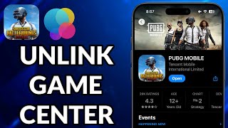 How To Unlink Game Center PUBG Mobile iPhone [upl. by Baudelaire]