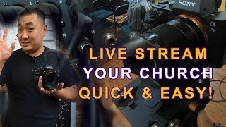 How to Live Stream your church service EASY [upl. by Cathe]