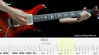 Hoobastank  The Reason Guitar Lesson With Tab Slow Tempo [upl. by Resee]