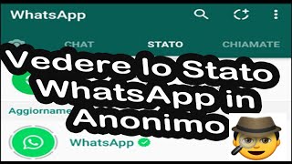 Come vedere lo stato di WhatsApp senza essere visti in Anonimo [upl. by Ebba]