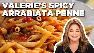 Valerie Bertinellis Spicy Arrabiata Penne  Valeries Home Cooking  Food Network [upl. by Urbanus]