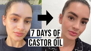 Trying Castor Oil for Eyelash Growth Before amp After  Peexo [upl. by Zennie666]