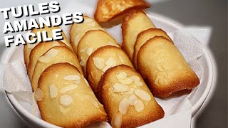 Tuiles aux amandes la recette facile [upl. by Kimmie932]