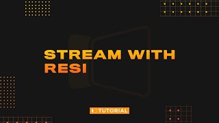 Streaming with Resi from ProPresenter Setup Overview [upl. by Anilegna]