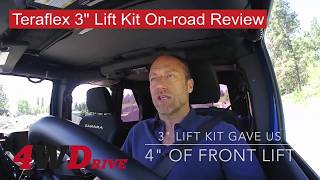 Teraflex 3quot Lift Kit On Road Test [upl. by Leckie226]