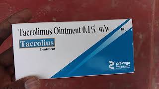 Tacrolimus ointment 01ww review of  tacroliusointment vitiligocream for white skin [upl. by Bren]